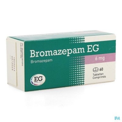 BROMAZEPAM EG 6MG 60 TABLETTEN