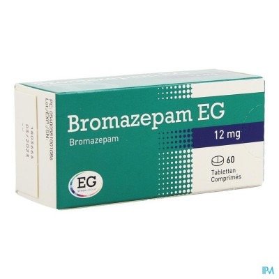 BROMAZEPAM EG 12MG 60 TABLETTEN